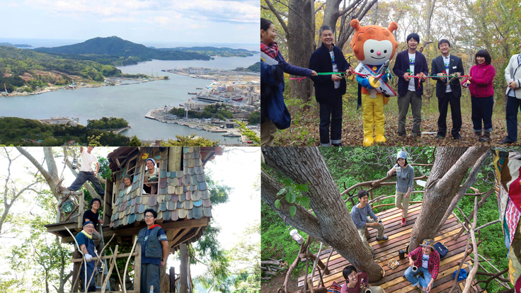 ツリーハウスづくり