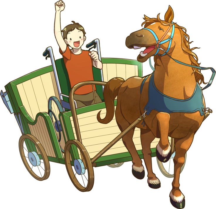 応援デザインいただきました 馬車を購入し 障がいの有無や年齢を問わず馬と関わる機会に繋げたい 一般社団法人ヒポトピア 21 06 26 投稿 クラウドファンディング Readyfor レディーフォー