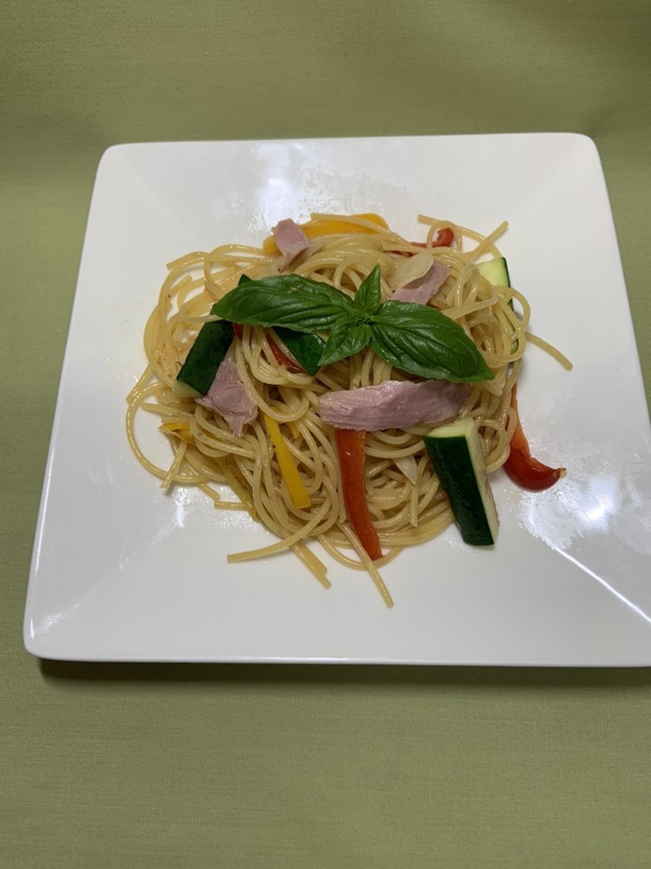 鹿へしこスバゲティ