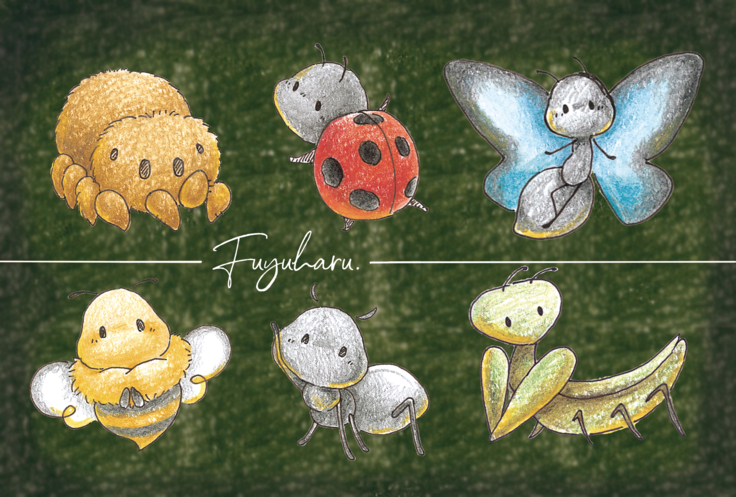虫のイラスト