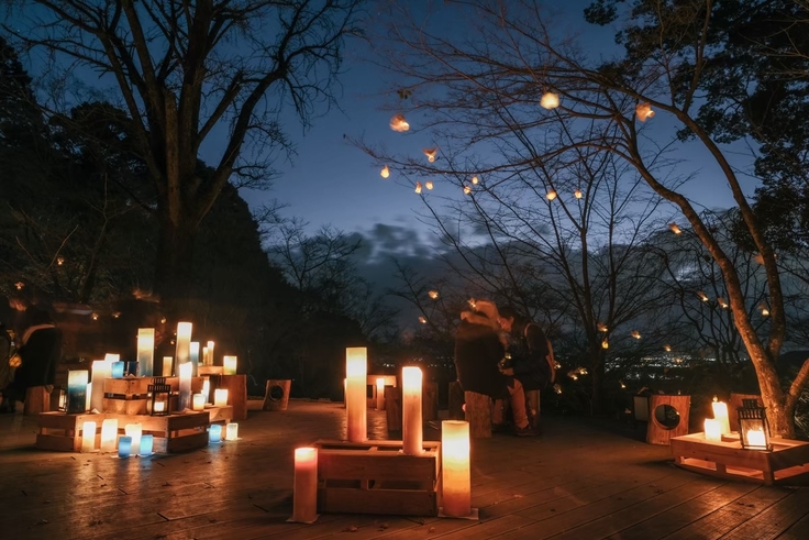太宰府市のキャンドルイベントNiGHT UP