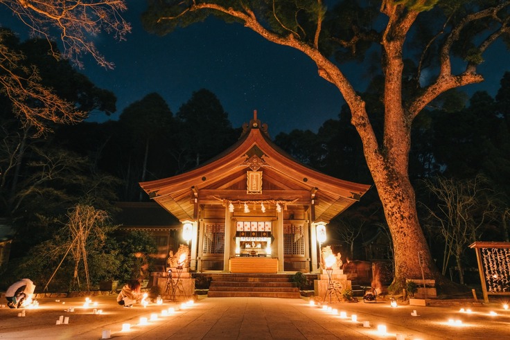 太宰府市のキャンドルイベントNiGHT UP