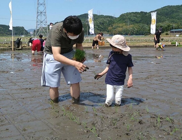 田植えから稲刈りまでできる場所に！