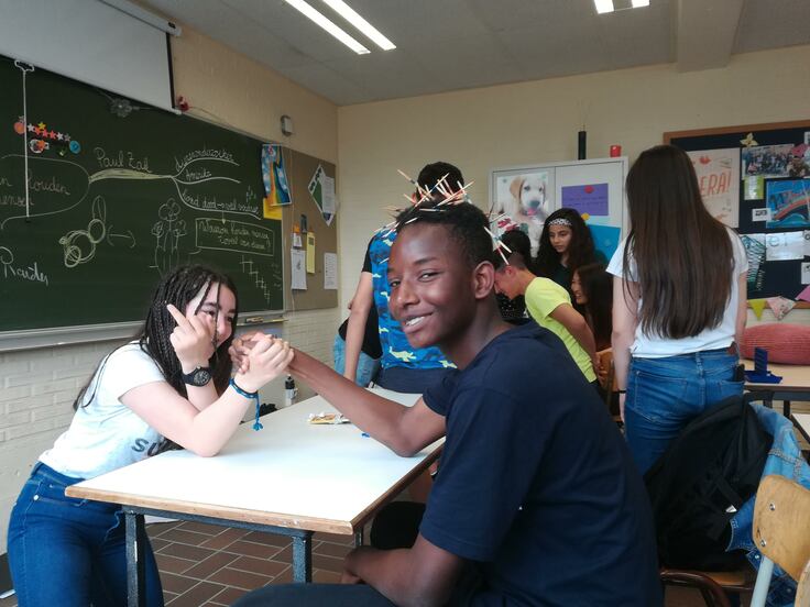 移民学校のクラス