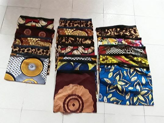 アフリカプリントのエコバッグ