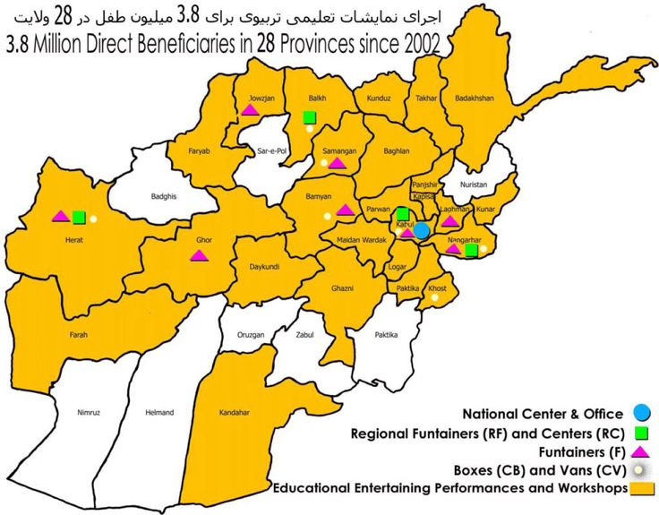 アフガニスタンでの活動実績