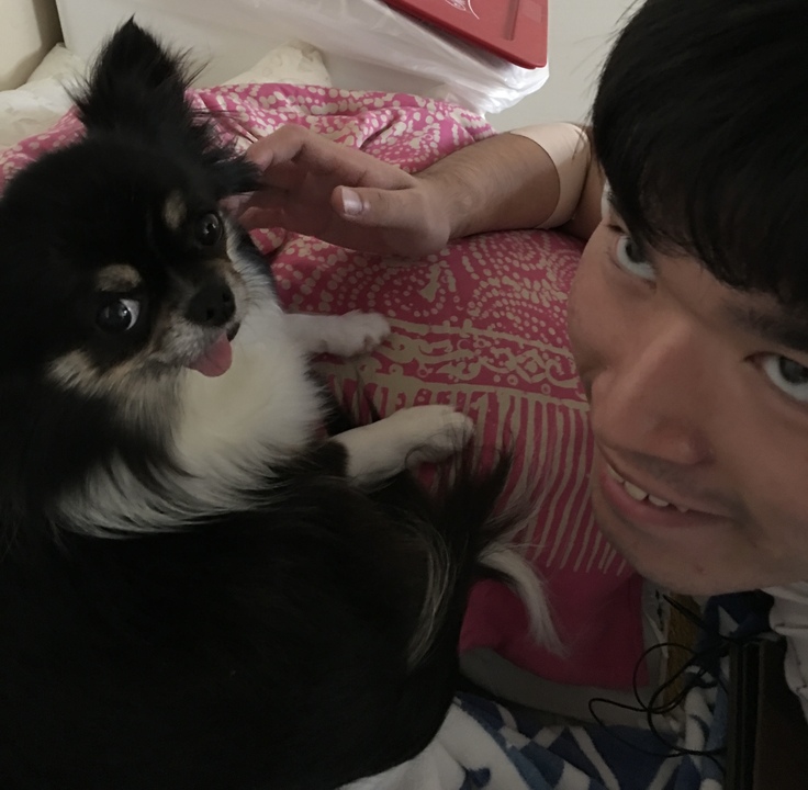 2人でおふざけをしていた時の楽しそうな顔