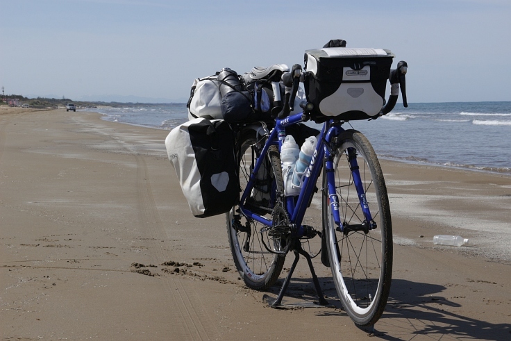「ちゃり鉄15号」能登半島・千里浜海岸
