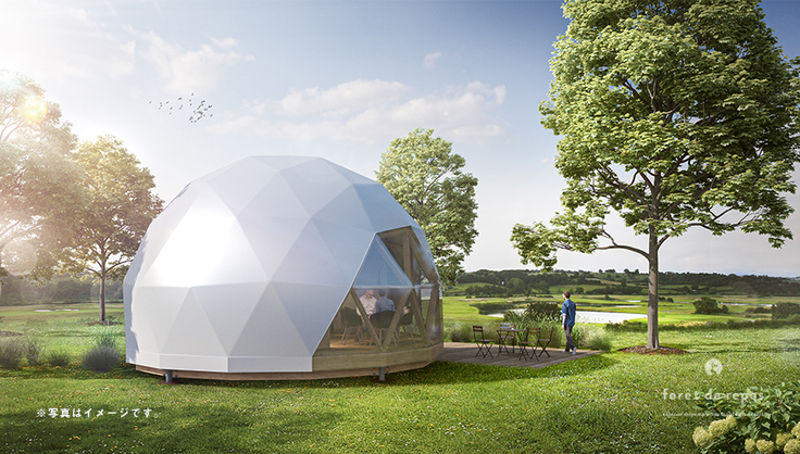 グランピングドームイメージ図