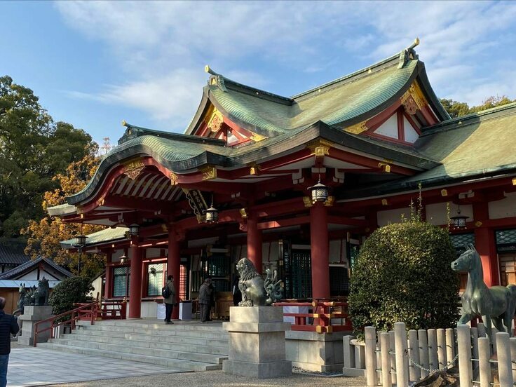 西宮神社　拝殿