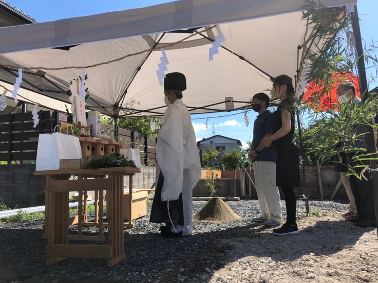 足つぼ温熱サロン　地鎮祭