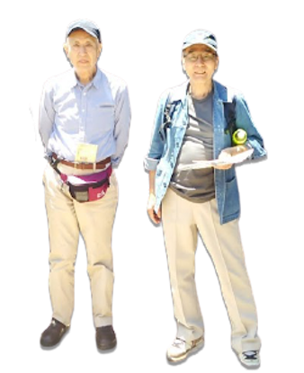 写真左：支援する会代表の山際永三さん 、写真右：折山敏夫さん