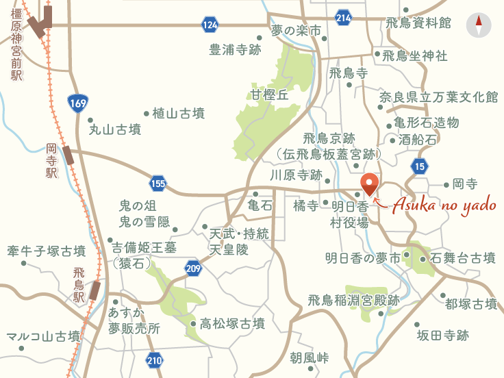 Asuka no yado 周辺地図