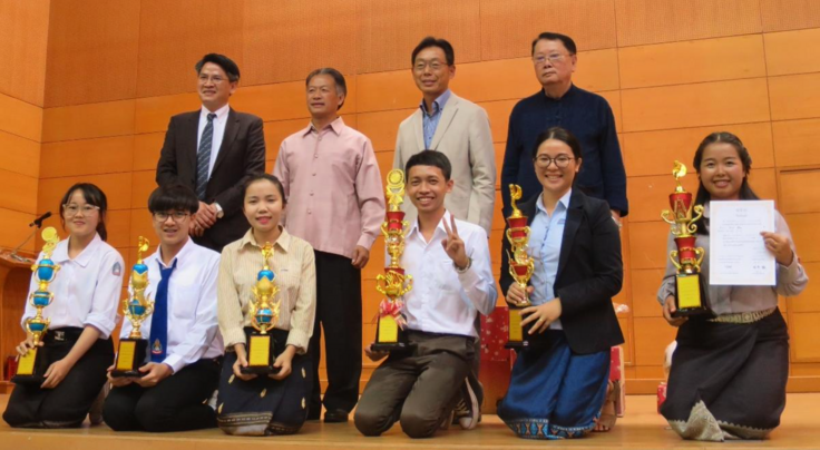 2018年大会での優勝者の記念撮影の様子