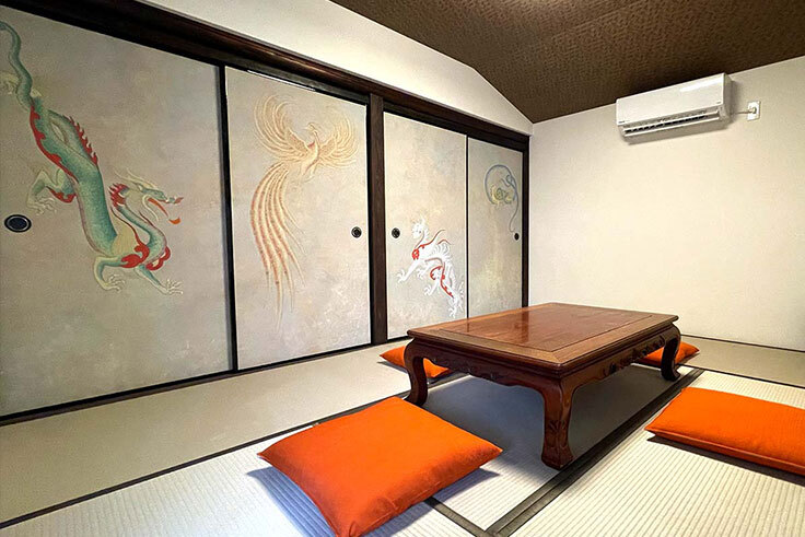 Asuka no yado 襖絵