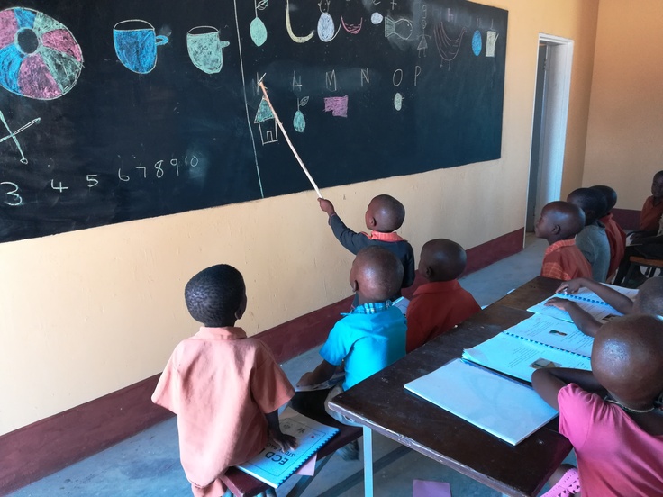 ジンバブエ　学習の様子