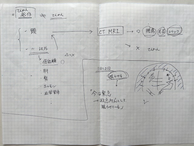 てんかん発作 モコ