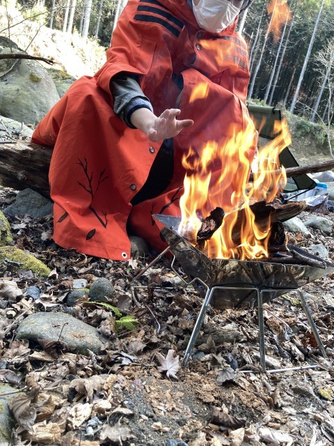 焚火でも燃えにくいです