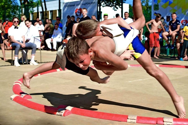 ウクライナのジュニア相撲選手権