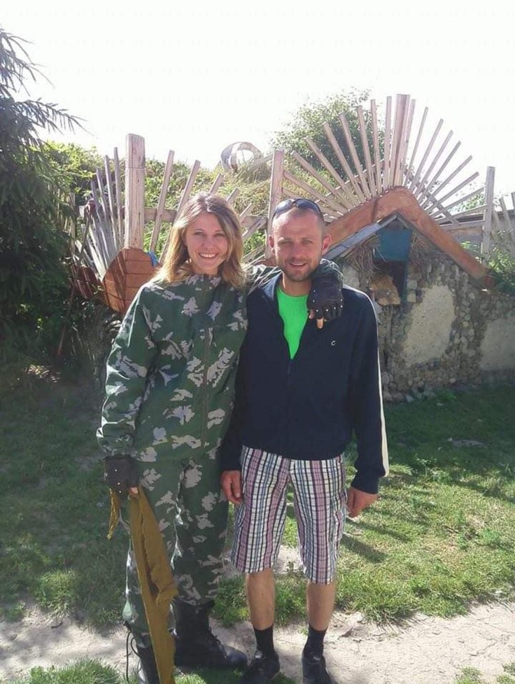 ​​​​平和な時代に、現在はドンバス地方の前線で戦っている兄３６歳と