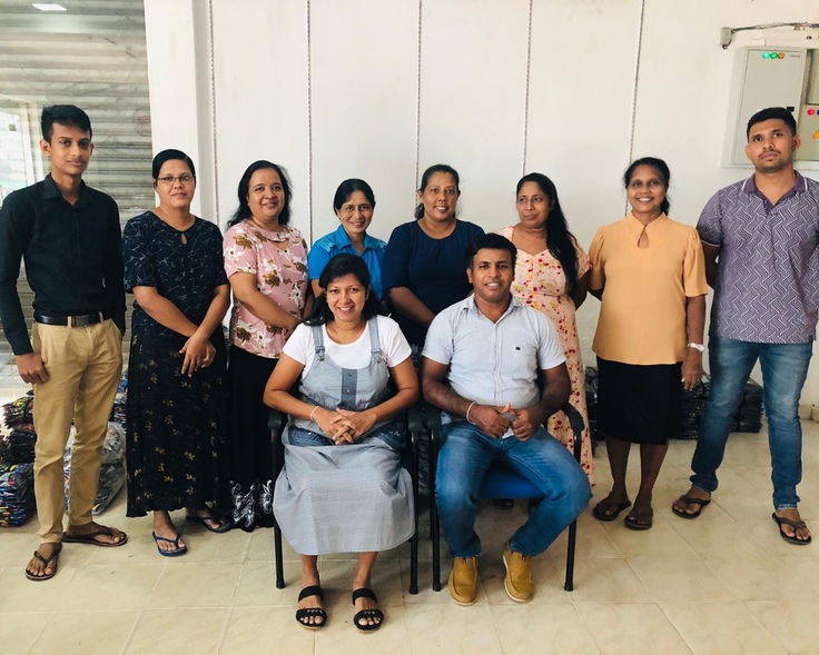 スリランカの工場の皆さん