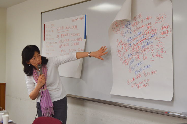 講師の甲斐田さん