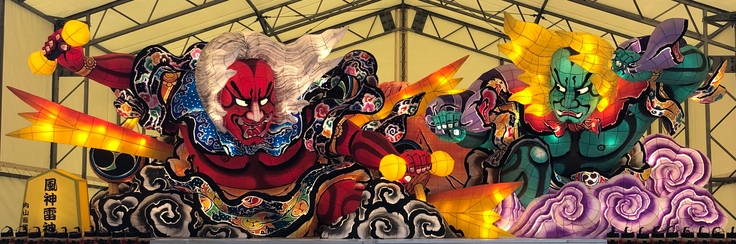 2022なかの東北応援まつり運行ねぶた