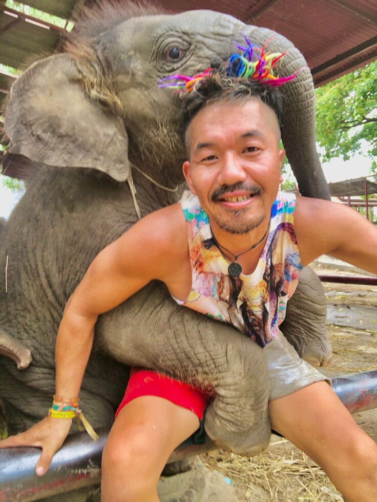 アユタヤの赤ちゃんゾウ