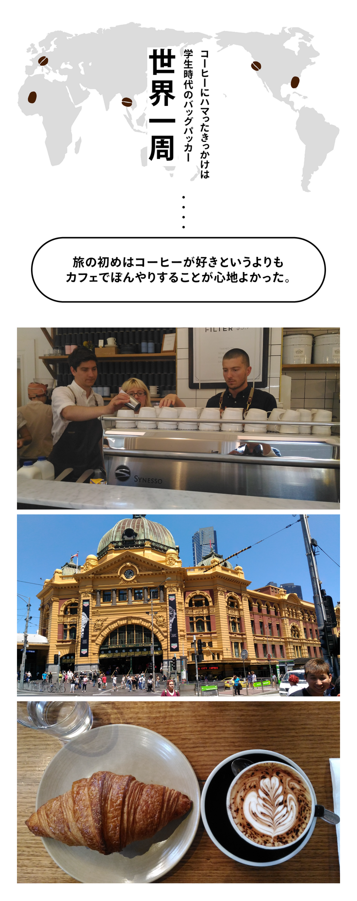 世界一周のコーヒー巡り