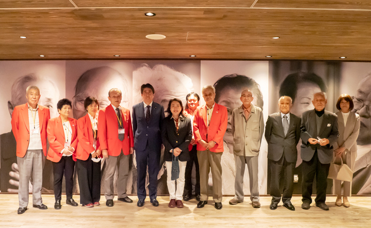 安倍元総理との集合写真