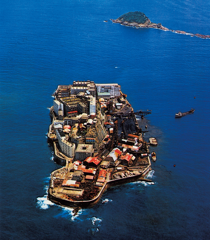 閉山当時の軍艦島