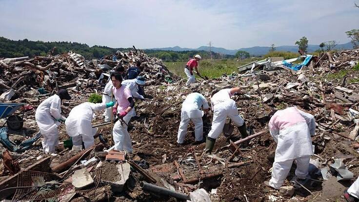 福興浜団の活動（行方不明者の捜索）