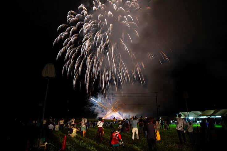 福興浜団の活動（追悼福興花火）