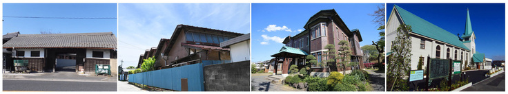 黒須地区に点在する文化遺産の写真