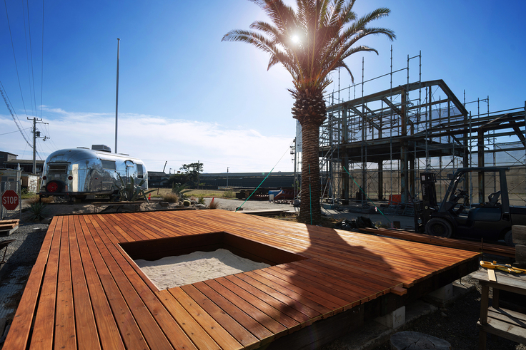 カワウチタウンウッドデッキ