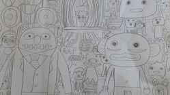 重度自閉症の青年のイラストと「自閉症をテーマ」にした絵本の制作。 のトップ画像