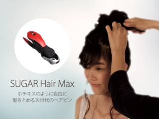 ホチキスのように自由にヘアをとめる次世代のヘアピン｢Hair Max｣ のトップ画像