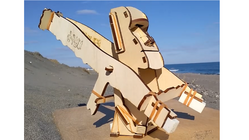 人力を使わずにモアイを歩かせる実験で世界一に挑戦 のトップ画像