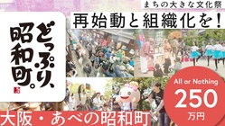 大阪・あべの昭和町「どっぷり、昭和町。」の再始動！＆組織化にむけて のトップ画像