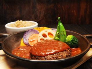 100%野菜で出来たハンバーグ！美と健康の一汁三菜カフェ誕生!  のトップ画像