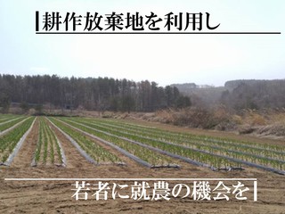 青森県階上町で新規就農にチャレンジする若者を応援したい！