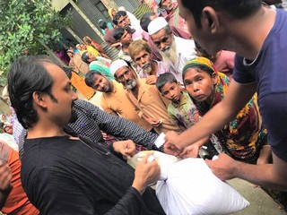バングラデシュで洪水被害にあった被災者の方達に食糧を届けたい
