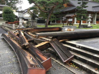 台風で倒壊した長野縣護國神社の鳥居再建にお力を貸してください のトップ画像