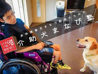 介助犬との生活が夢。言語と身体に障がいがある12歳の少年の挑戦 のトップ画像