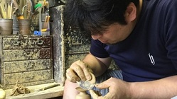 福井の伝統工芸品「越前焼薄作り」で時計をつくる！ のトップ画像