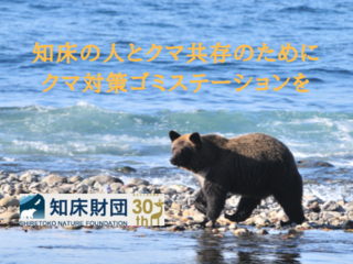 北海道斜里町でヒグマと共存するためのゴミステーション設置を！