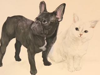 表参道のギャラリーでペットアート展を発表。モデル募集 のトップ画像