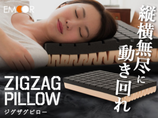 たった10分で熟睡？！カラダの凹凸に360°フィットする3Dピロー のトップ画像