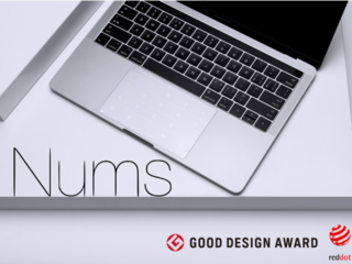 「Nums」貼るだけでテンキーになるトラックパッドカバー のトップ画像