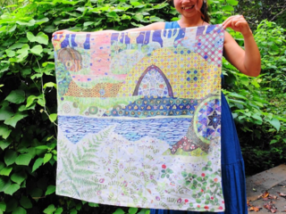 世界一楽しい南伊豆の自然が生んだ原画スカーフ のトップ画像